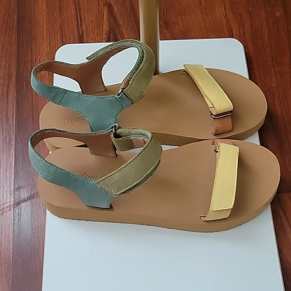 Madewell The Maggie Leather Platform Sandal Size 9